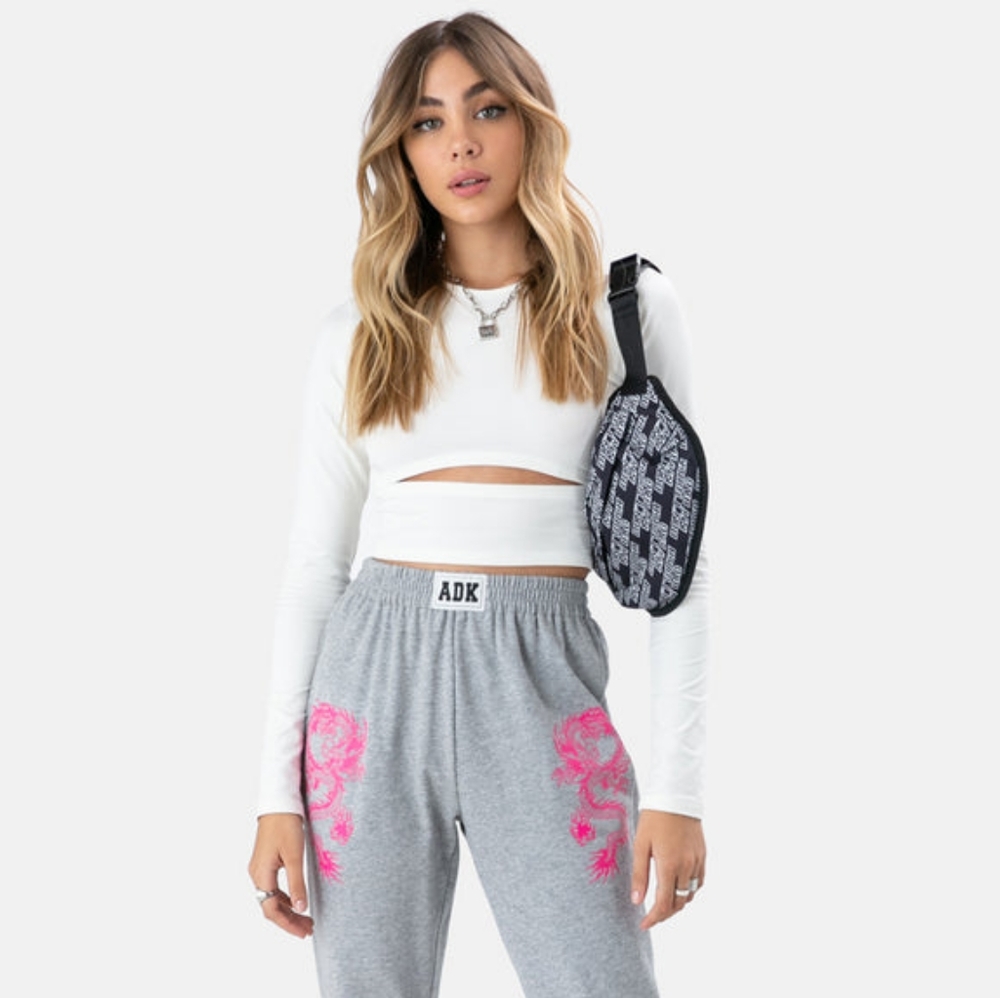 Adika Holiston White Crop Top
